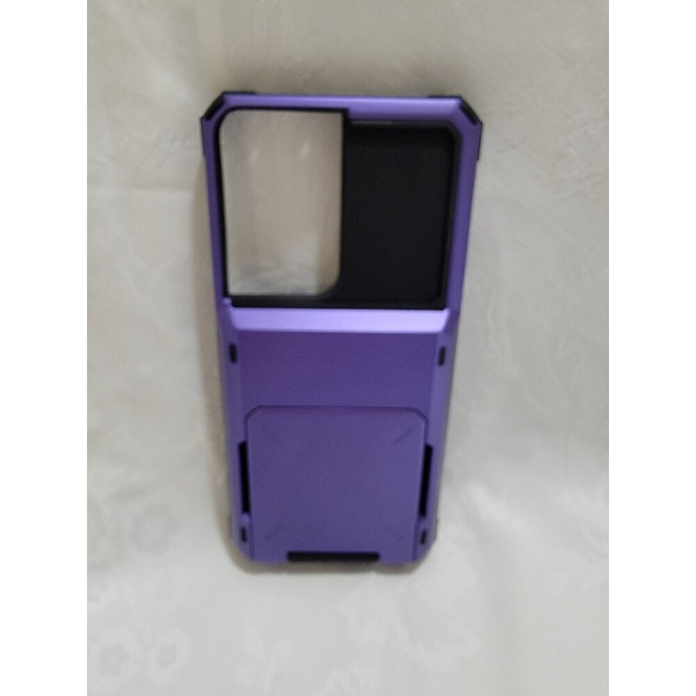 Galaxy Note 9 Purple Phone S3OULtra Case With Card Storage